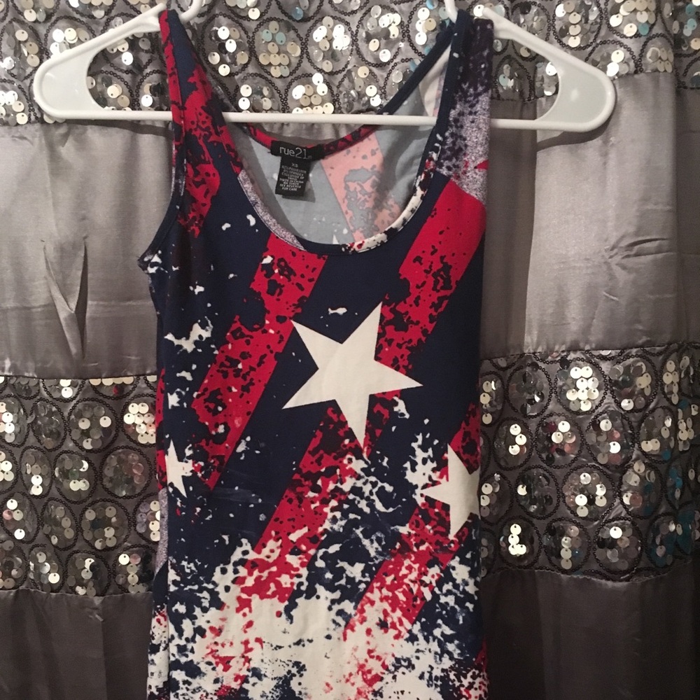 Stars & Stripes American Flag Tank Top